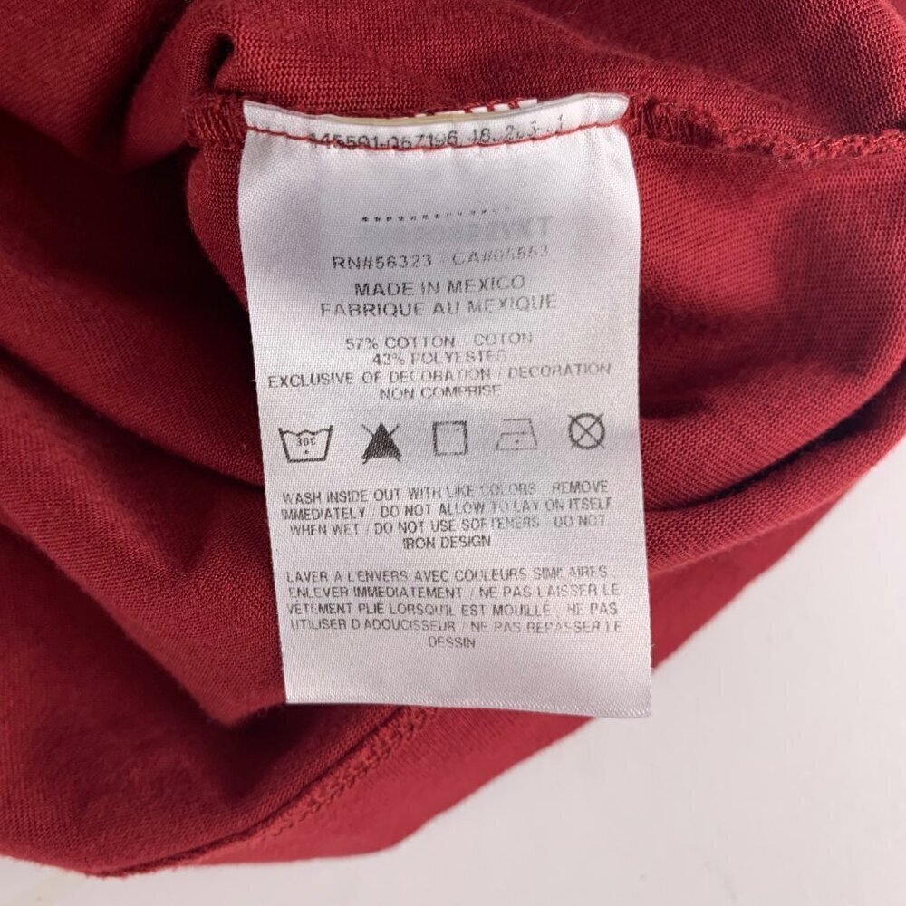 Oklahoma Sooners NCAA Maroon Nike Dri Fit Short Sleeve Crewneck Shirt Mens XL - Picture 5 of 6